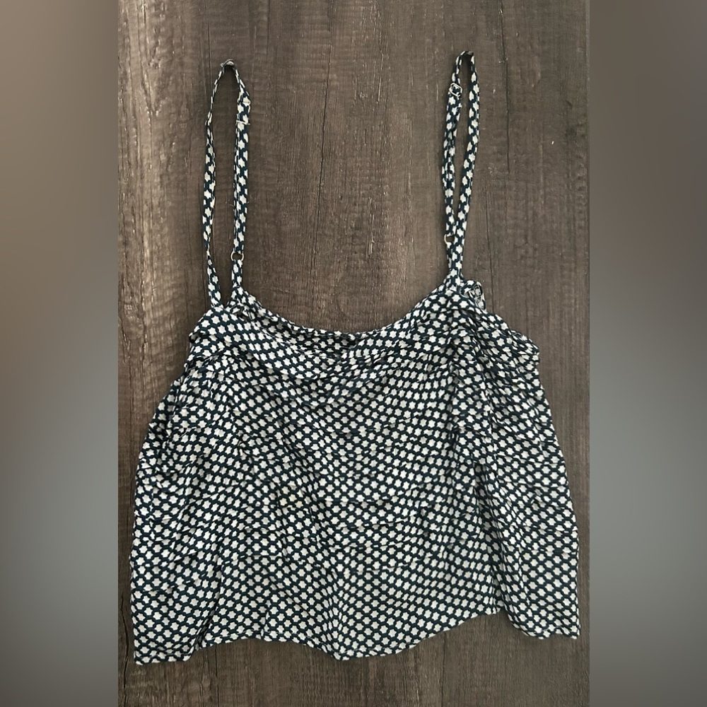 Valija Blue and White Top Size Small